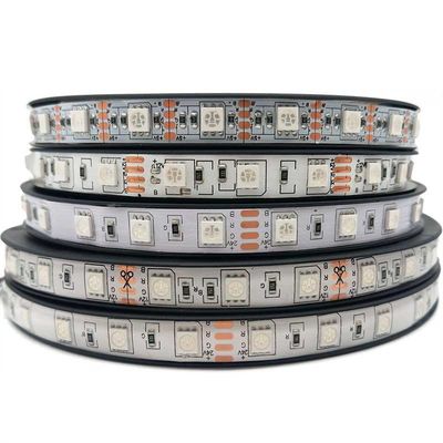 RGB λουρίδα ελαφρύ IP67 των οδηγήσεων SMD 5050 αδιάβροχη για τη διακόσμηση φραγμών κήπων