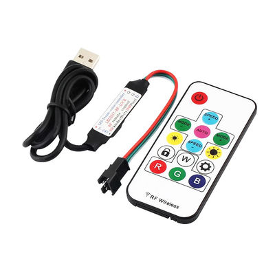 Συνεχές ρεύμα 5V ελεγκτών USB εικονοκυττάρου των μίνι οδηγήσεων με τον τηλεχειρισμό 14 κλειδιών RF