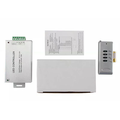 RF 4 ασύρματος τηλεχειρισμός ελεγκτών DC12V των βασικών οδηγήσεων RGB για το φως λουρίδων των οδηγήσεων