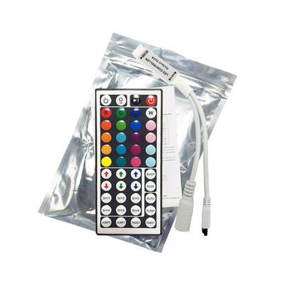 144W μίνι ελεγκτής IR 44 κλειδιών, ζωηρόχρωμος RGB ελαφρύς ελεγκτής λουρίδων