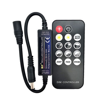 6Α ασύρματο LED Mini Controller RF Τηλεχειριστήριο για 5630 Μονόχρωμο λουράκι φωτός