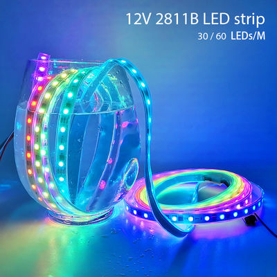 Φω'τα DC12V αδιάβροχο IP67 λουρίδων των μαγικών οδηγήσεων χρώματος εικονοκυττάρου για υπαίθριο