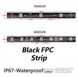 Φω'τα DC12V αδιάβροχο IP67 λουρίδων των μαγικών οδηγήσεων χρώματος εικονοκυττάρου για υπαίθριο