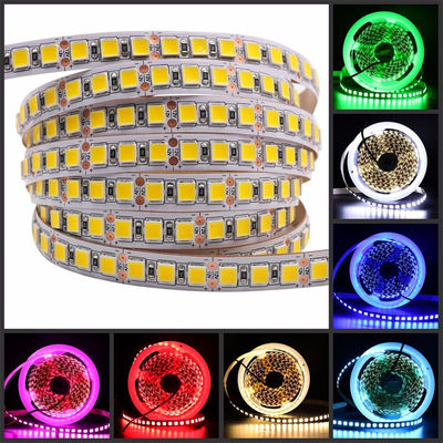 Φω'τα εύκαμπτα 600leds/M λουρίδων των προσαρμοσμένων DC12V 5054 ενιαίων οδηγήσεων χρώματος