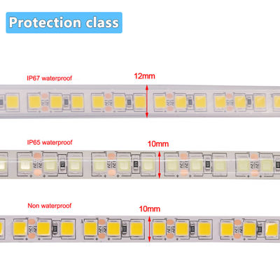 Φω'τα εύκαμπτα 600leds/M λουρίδων των προσαρμοσμένων DC12V 5054 ενιαίων οδηγήσεων χρώματος