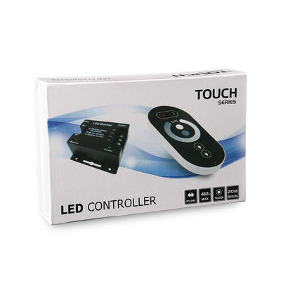 Πιό αμυδρή DC12V των ασύρματων οδηγήσεων RF αφή ελεγκτών μακρινή για τη λουρίδα 3528 ενιαίων οδηγήσεων χρώματος