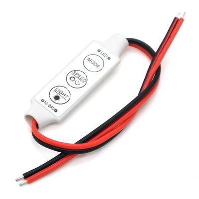 3 μίνι ελεγκτής 5V 12V 24V των βασικών οδηγήσεων για το φως λουρίδων 5050 3528 ενιαίων οδηγήσεων χρώματος