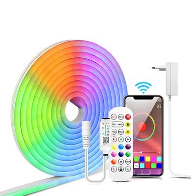 APP Bluetooth φως 10ft λουρίδων νέου των RGB οδηγήσεων ελέγχου με τον αυξομειωτή έντασης φωτισμού χρωμάτων DIY 16 εκατομμυρίων