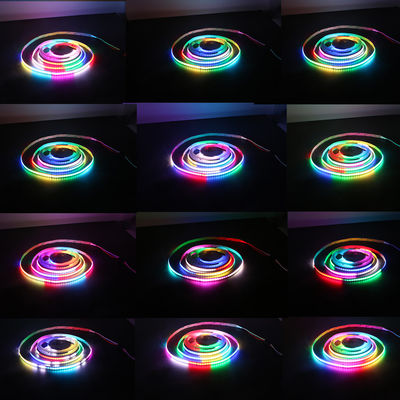 IP20 φως εύκαμπτο μαλακό 160LEDs/M λουρίδων ΣΠΑΔΊΚΩΝ των πολύχρωμων οδηγήσεων για την εγχώρια διακόσμηση
