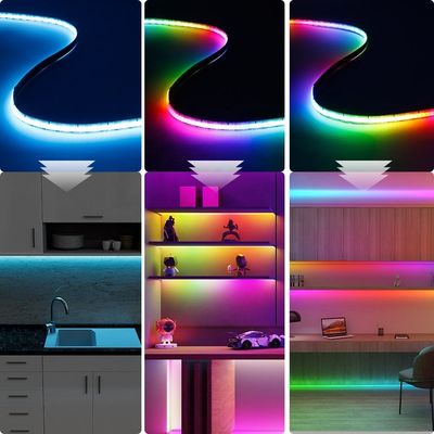 Πλήρης λουρίδα ελαφρύ 24V 720LEDs/M ΣΠΑΔΊΚΩΝ των οδηγήσεων χρώματος RGBW για τη διακόσμηση