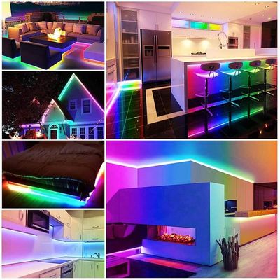 Πλήρης λουρίδα ελαφρύ 24V 720LEDs/M ΣΠΑΔΊΚΩΝ των οδηγήσεων χρώματος RGBW για τη διακόσμηση