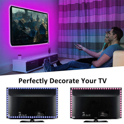 60leds/φως λουρίδων των μετρητής οδηγήσεων τηλεχειρισμού για την κρεβατοκάμαρα Decortion TV Backlight