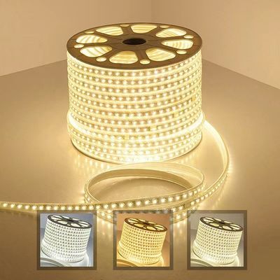 Εύκαμπτη λουρίδα ελαφρύ 220V 110V IP65 Wanterproof των ενιαίων οδηγήσεων χρώματος