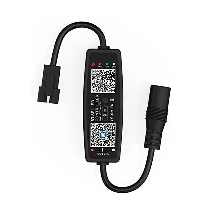 Ασύρματος ελεγκτής λουρίδων των οδηγήσεων Bluetooth, ελεγκτής των RGB οδηγήσεων SPI για το φως 2811 λουρίδας