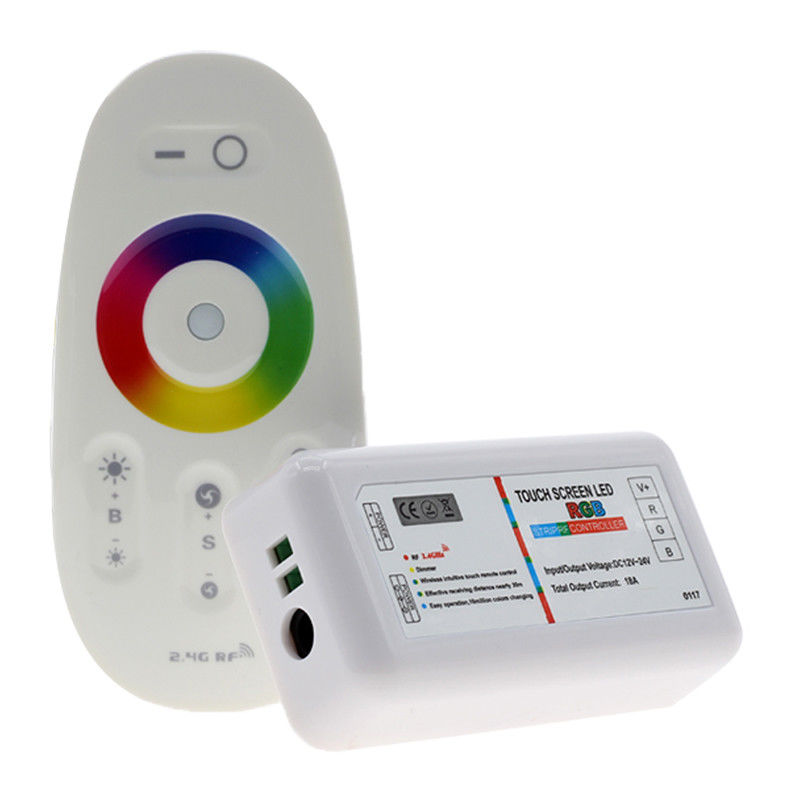 2,4 Ghz αγγίζουν το RGB ραδιόφωνο Dimmable ελεγκτών των μακρινών οδηγήσεων για το φως λουρίδων των οδηγήσεων