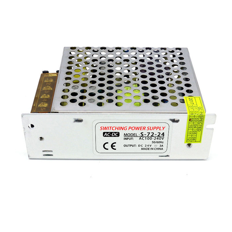 Διακόπτης ευρείας τάσης Τροφοδοτικό AC 220V To DC 24v 3a 72w Με θήκη αλουμινίου