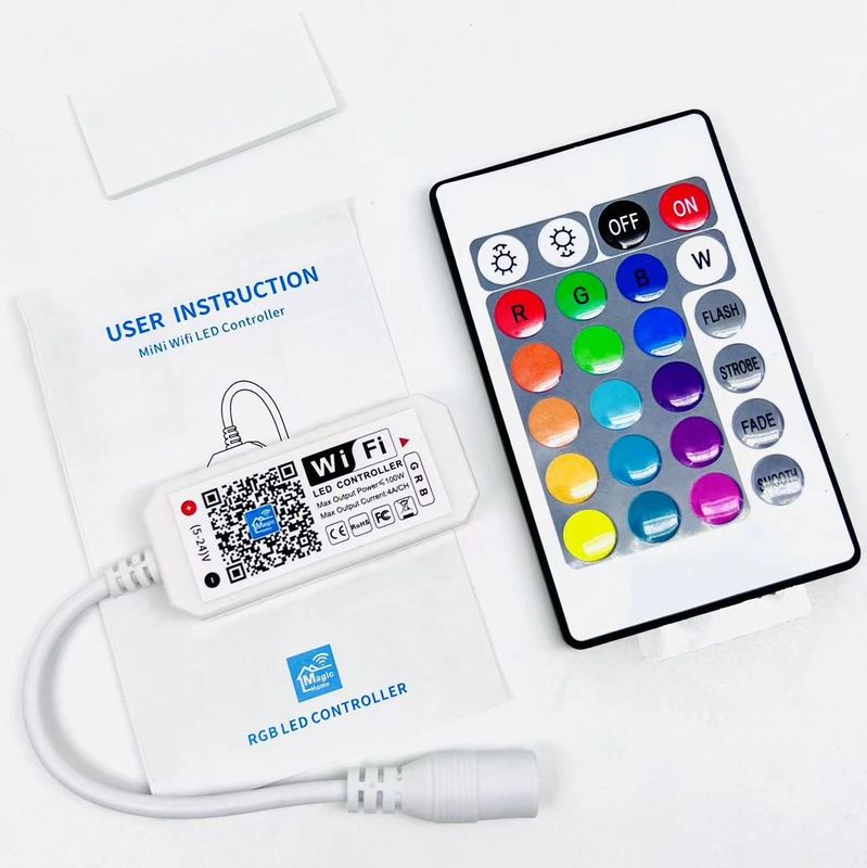 Rf 24 κλειδί Wifi 3 κανάλια RGB LED ελεγκτής 16 εκατομμύρια χρώματα Buletooth για λωρίδες φωτισμού