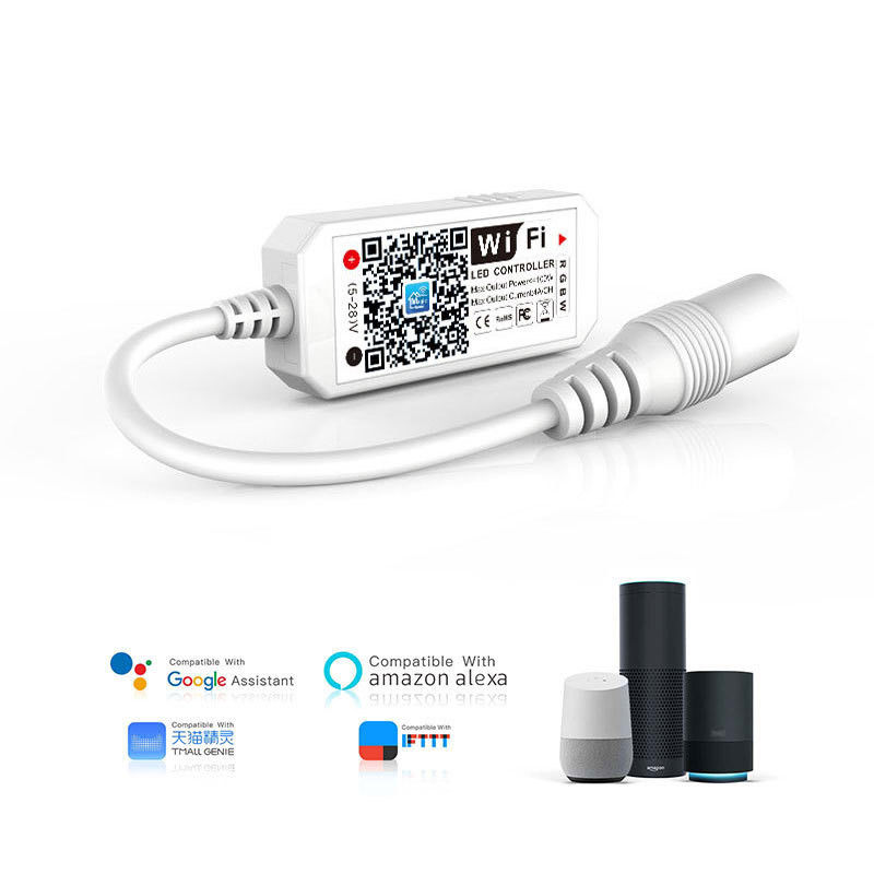 3 κανάλια LED RGB WIFI ελεγκτής συμβατός με Android IOS Alexa Google Intelligent Wireless Control