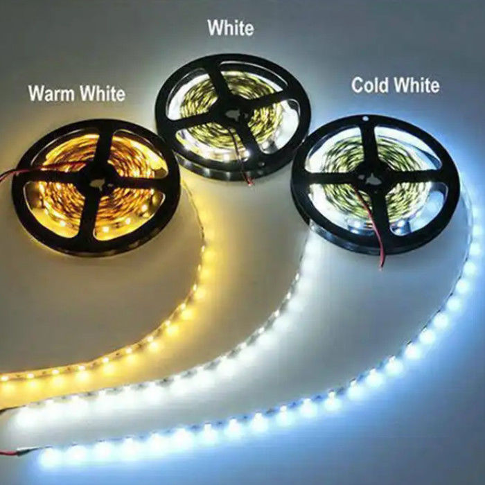 14.4W/m Μονόχρωμη λωρίδα φωτισμού LED 12V συνεχής τάση για υπνοδωμάτια και γραφεία