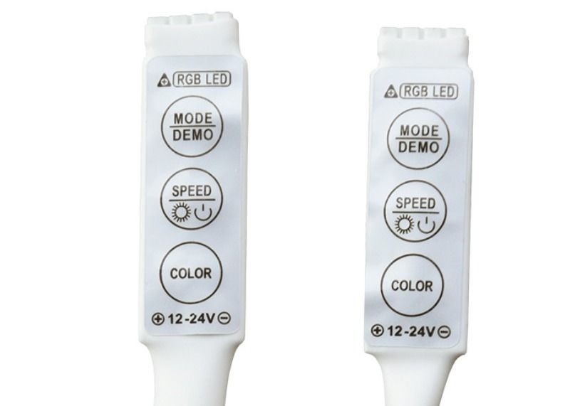 DC 5-24V LED Mini Controller 3 κανάλια για RGB LED Strip Lights