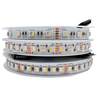 COem 5050 λουρίδα 12V RGBW RGBWW 4 των RGB οδηγήσεων στη 1 άσπρη αλλαγή χρώματος